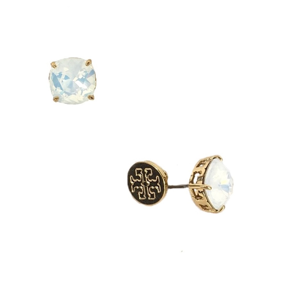 ❗️FLASH SALE❗️NWT Tory Burch White Crystal Stud Earrings